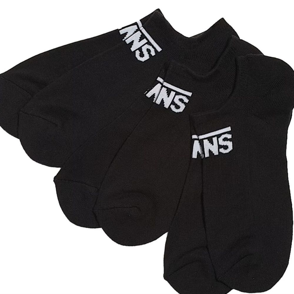 Vans 3-PK‎ Classic Kick Low-Cut Socks- Black